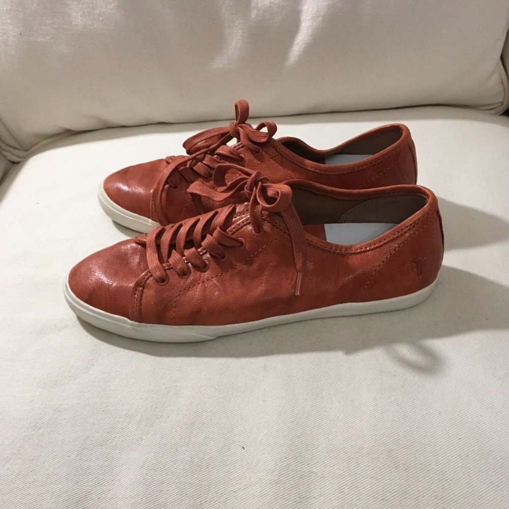 Frye Miller Low Top Waxed Brown Vintage Sneaker